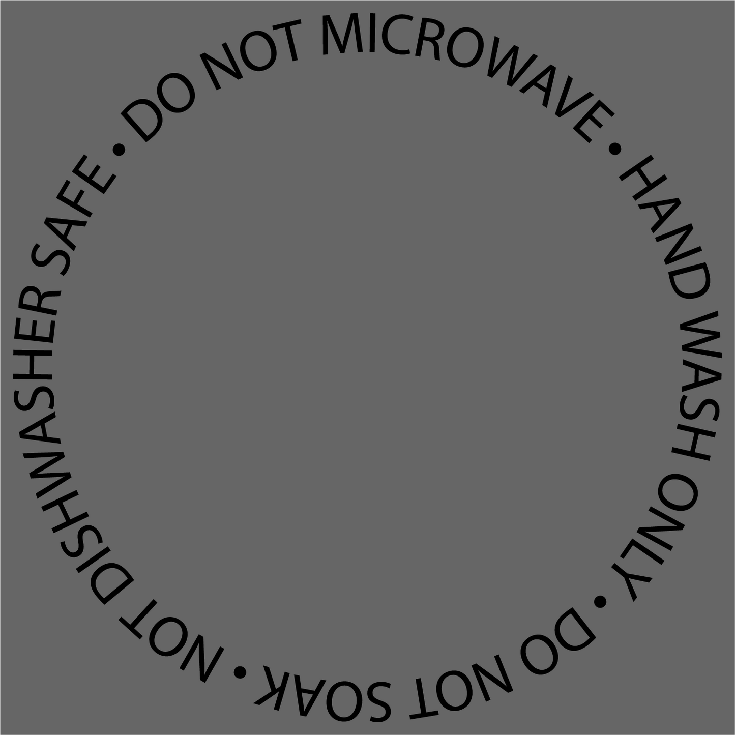 Tumbler Care Instructions UV DTF Decals