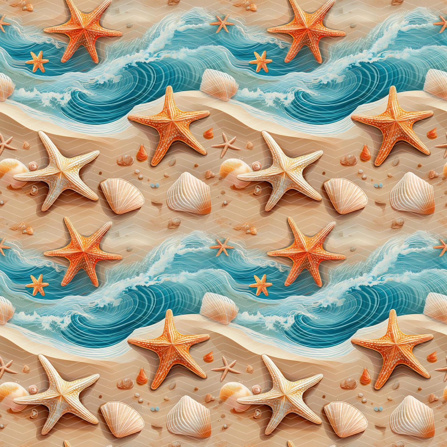 Beach 1 Digital Seamless Pattern