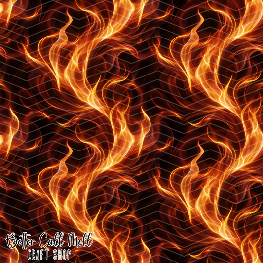 Flames 1 Digital Seamless Pattern