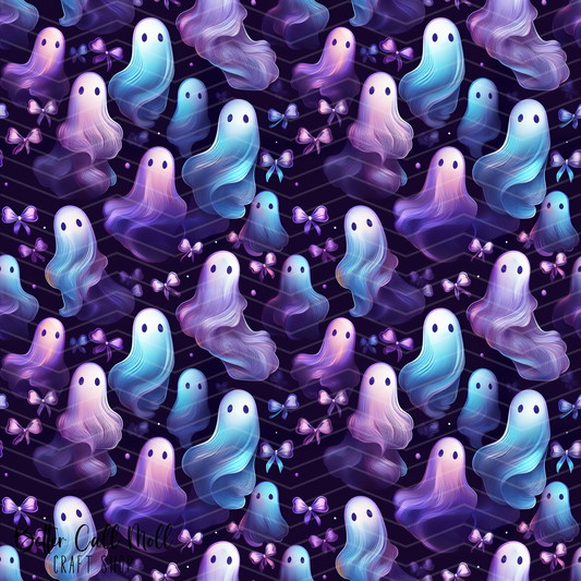 Ghosts 1 Digital Seamless Pattern