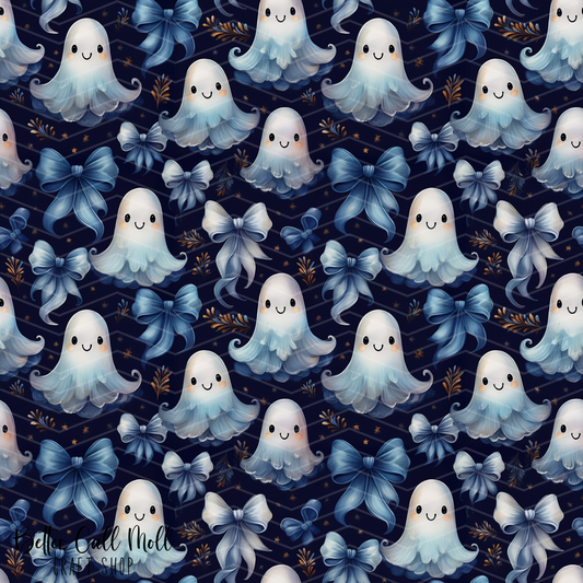 Ghosts 2 Digital Seamless Pattern