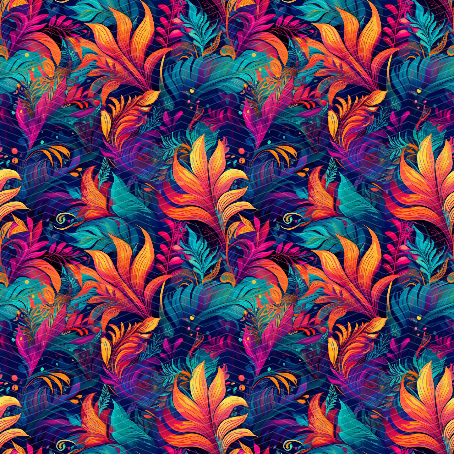 Jungle Leaves 2 Digital Seamless Pattern