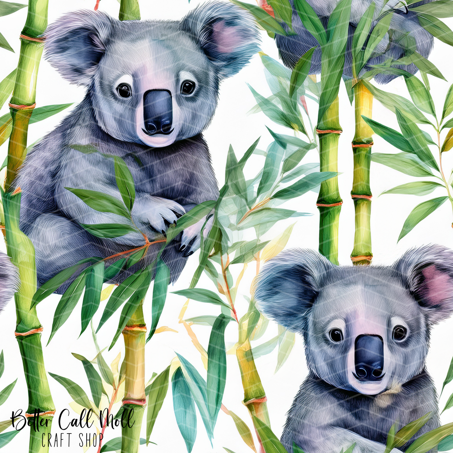 Koalas 1 Digital Seamless Pattern