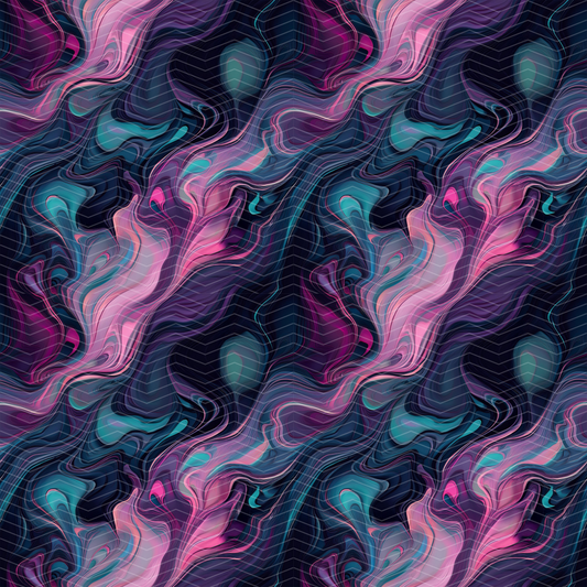 Oil Slick 1 Digital Seamless Pattern