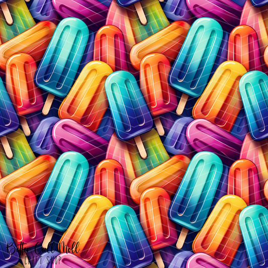 Popsicles 1 Digital Seamless Pattern