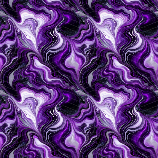 Purple, Black and Silver Marble Digital Seamless Pattern
