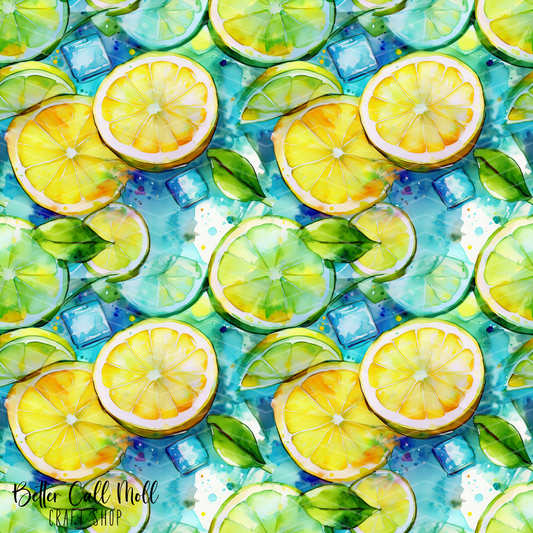Refreshing Citrus 2 Digital Seamless Pattern