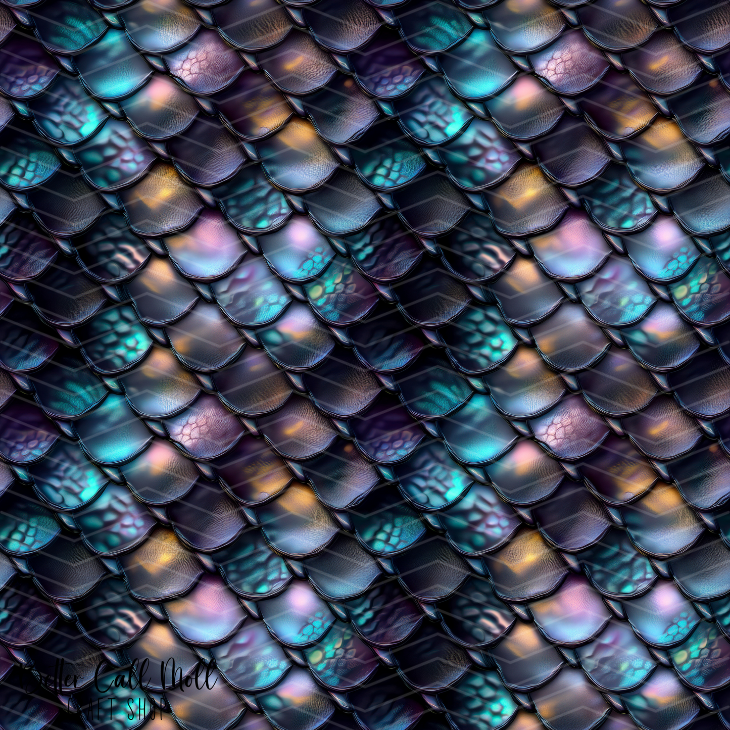 Scales Digital Seamless Pattern