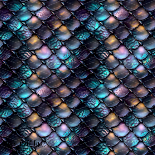 Scales Digital Seamless Pattern