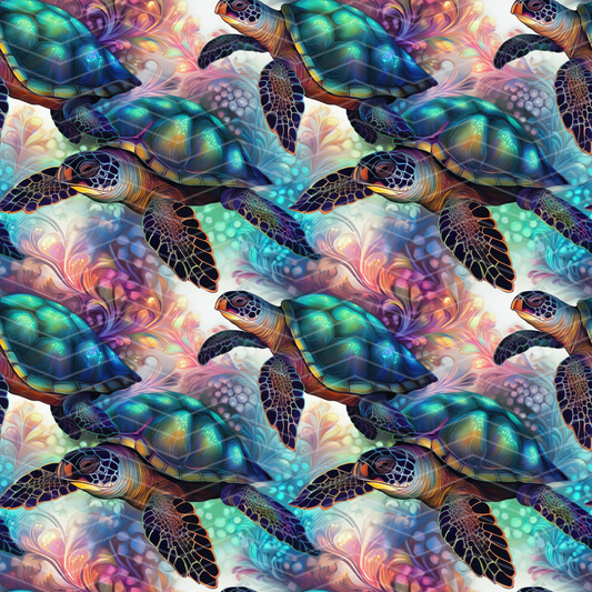 Sea Turtles 1 Digital Seamless Pattern