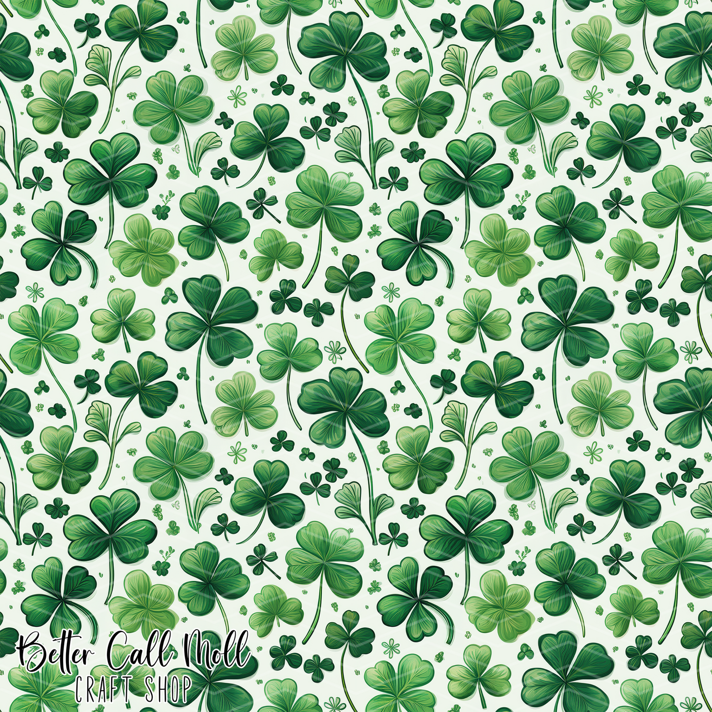 Shamrocks 1 Digital Seamless Pattern