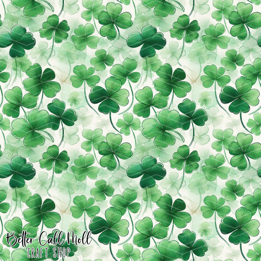 Shamrocks 4 Digital Seamless Pattern
