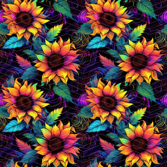 Sunflowers 3 Digital Seamless Pattern