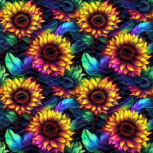 Sunflowers 4 Digital Seamless Pattern