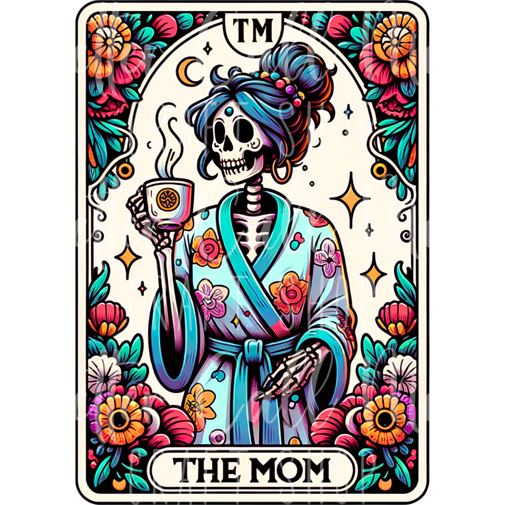 D017 - The Mom Tarot UV DTF Decal