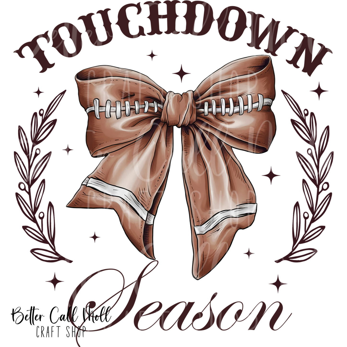 D077 - Touchdown Season UV DTF Decal
