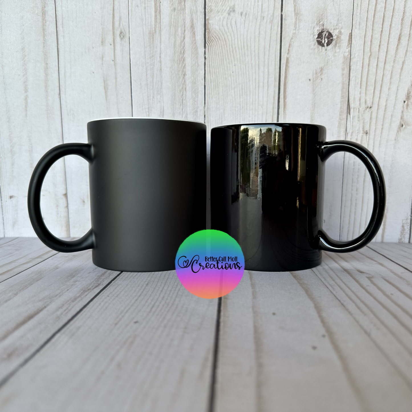 Thermal Black to White 11oz Sublimation Ceramic Mug