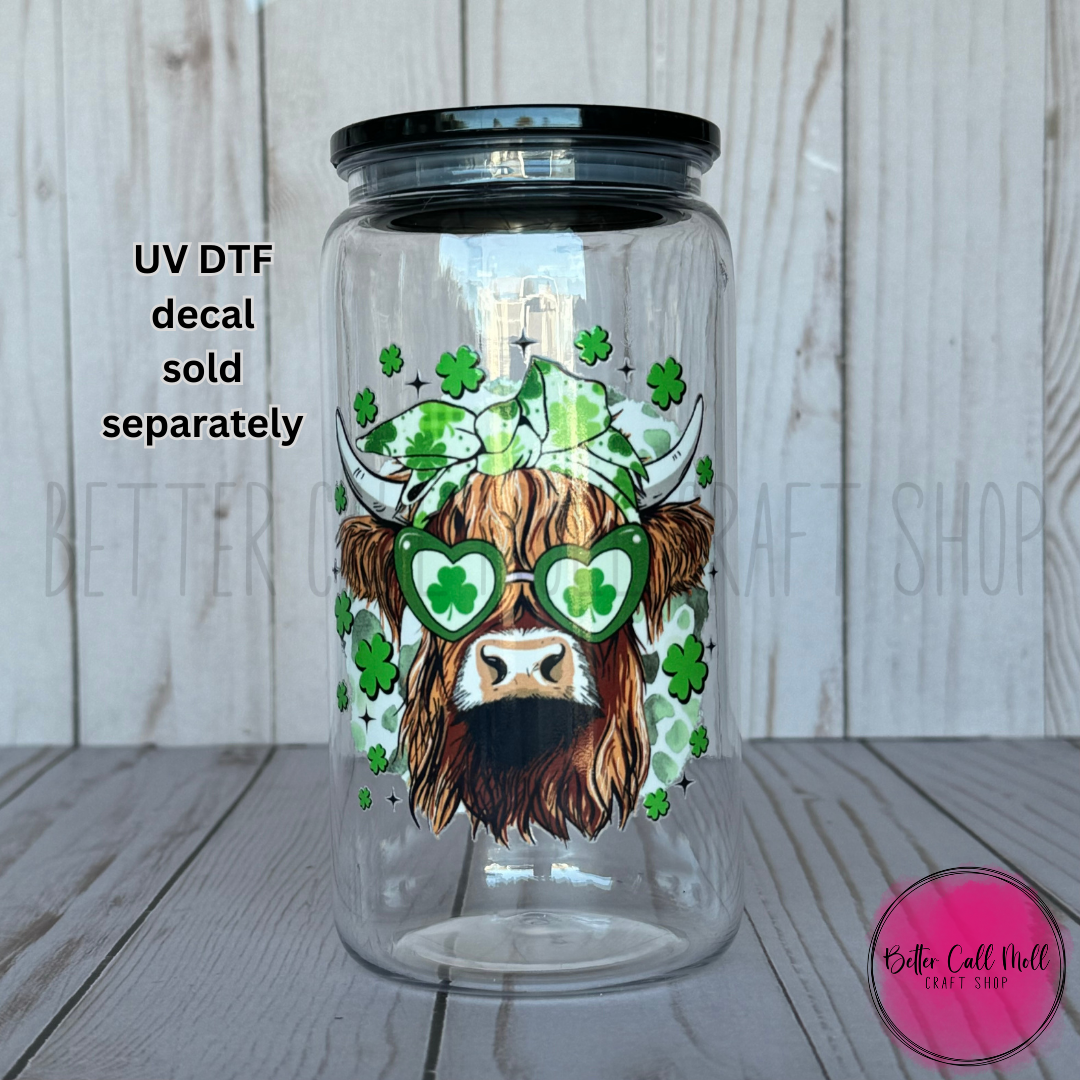 16oz CLEAR Acrylic Tumbler