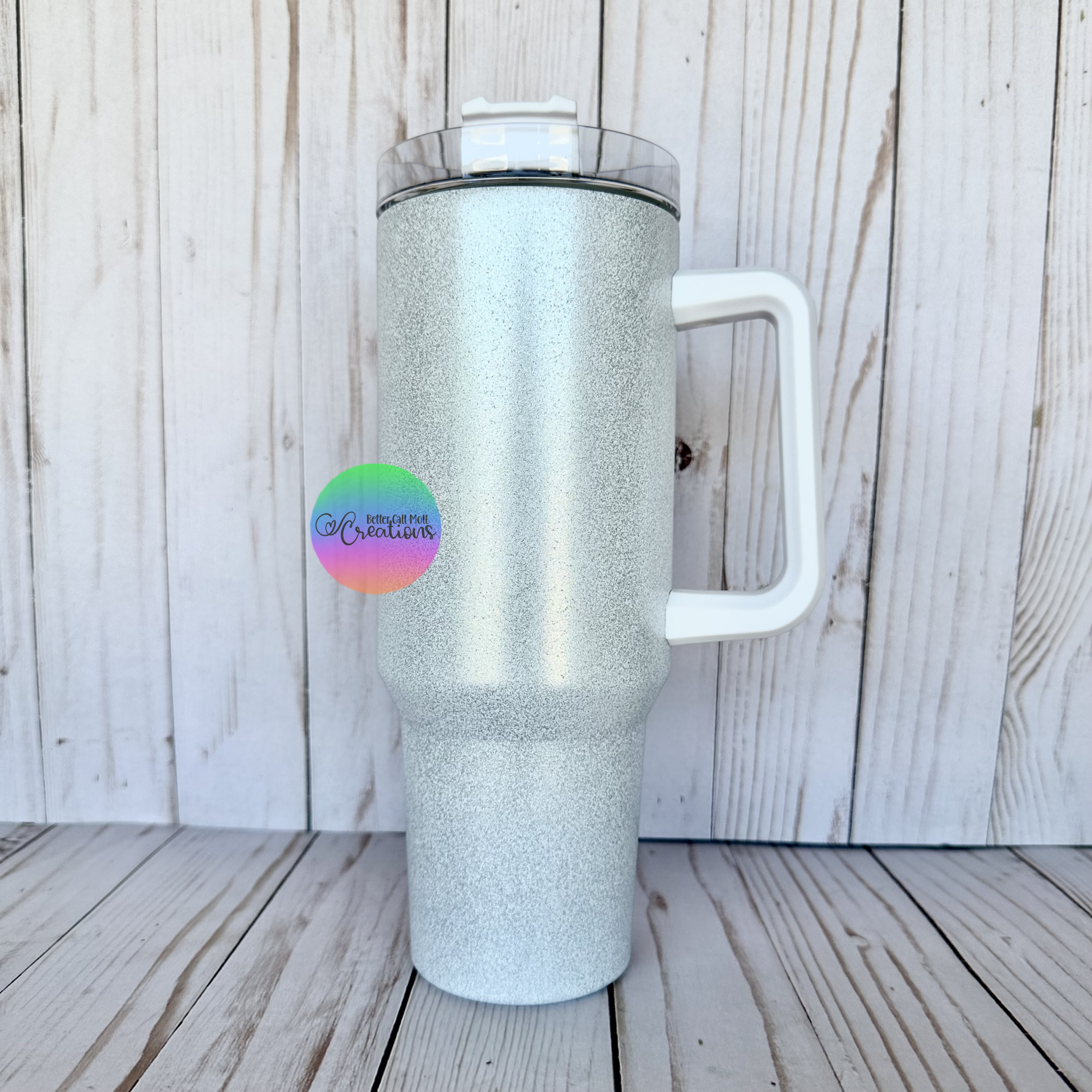 40oz Handle Spill-Proof Glossy Sublimation Tumbler – Better Call Moll Craft  Shop
