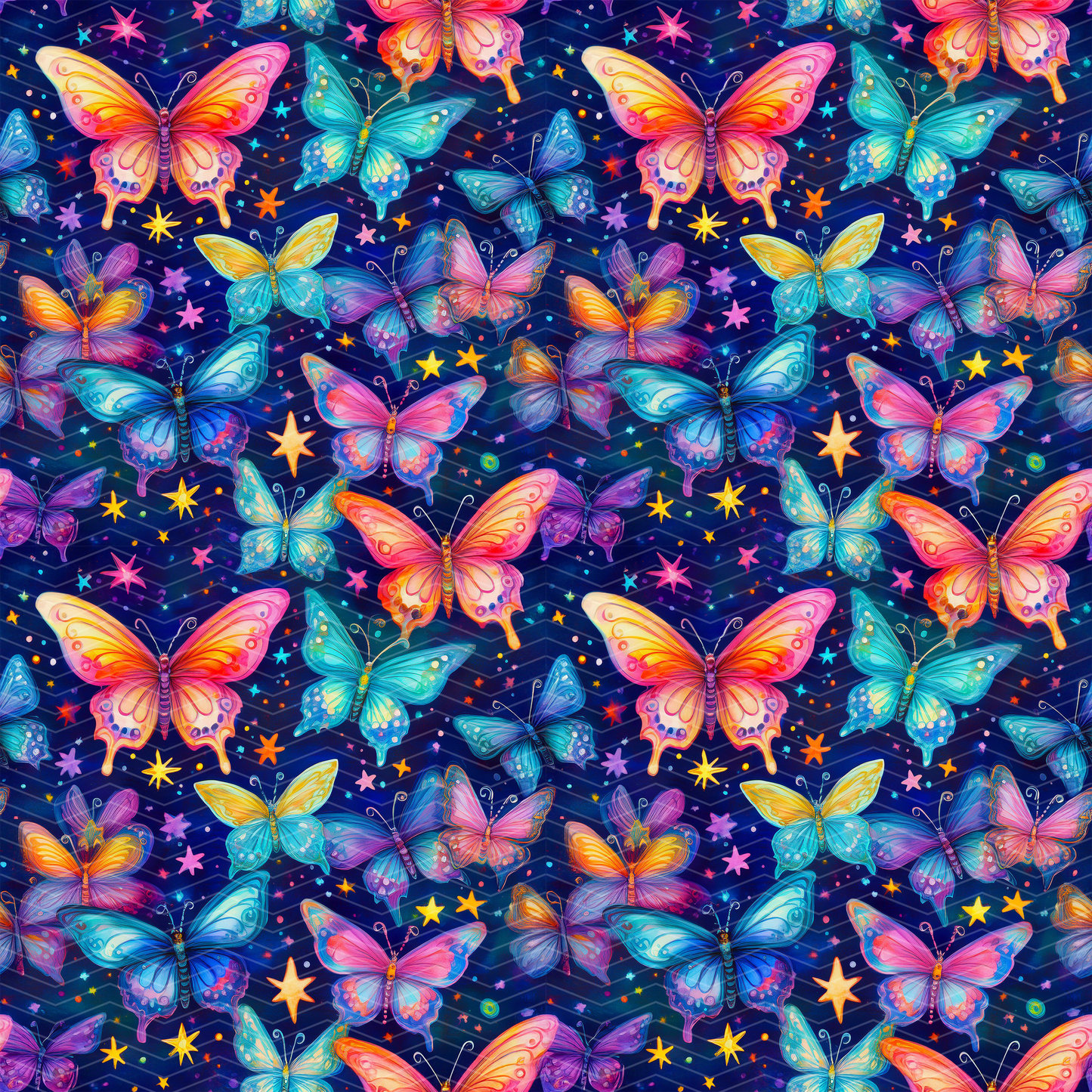 Butterflies 4 Digital Seamless Pattern