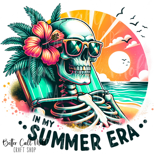 D122 - *CLEARANCE* In My Summer Era UV DTF Decal