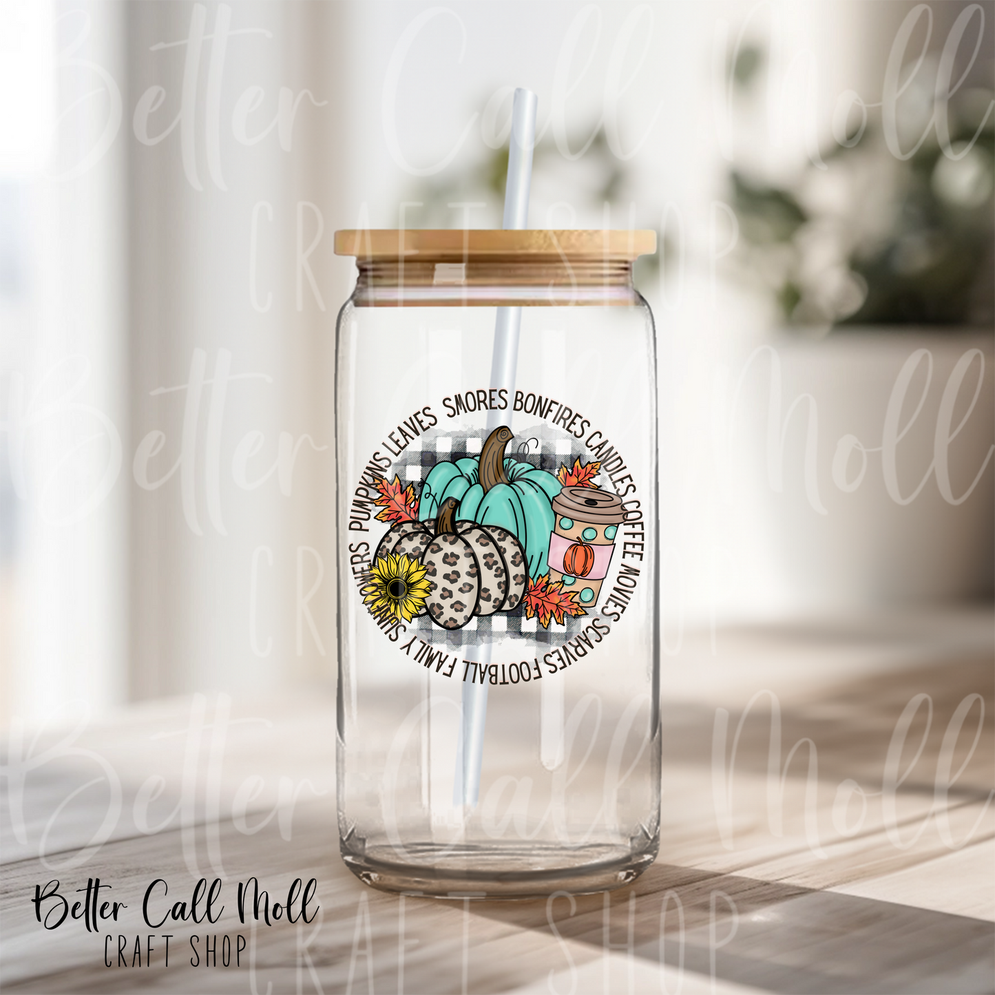 D066 - Fall Elements UV DTF Decal