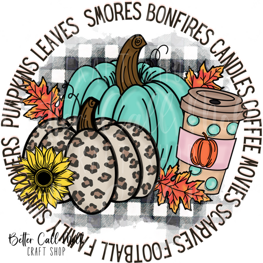 D066 - Fall Elements UV DTF Decal