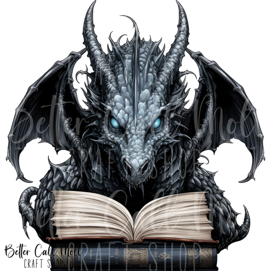 D126 - Reading Dragon UV DTF Decal