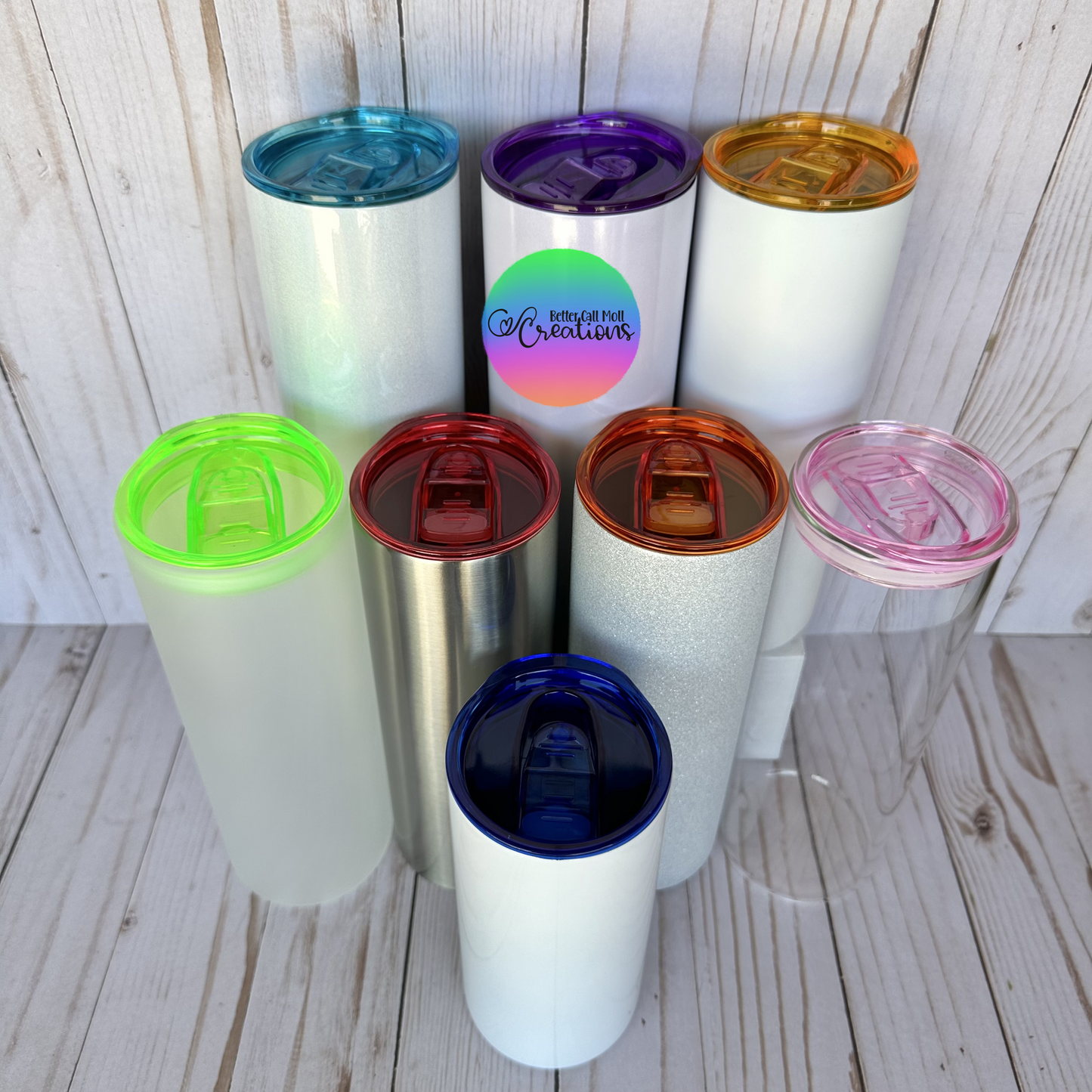 Colorful Replacement Slide Lid for 15oz and 20oz Skinny Tumblers