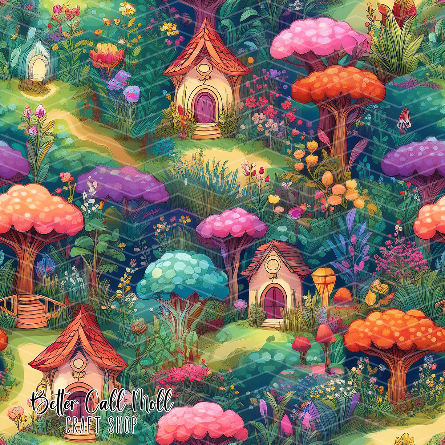 Fairy Garden 1 Printed Vinyl
