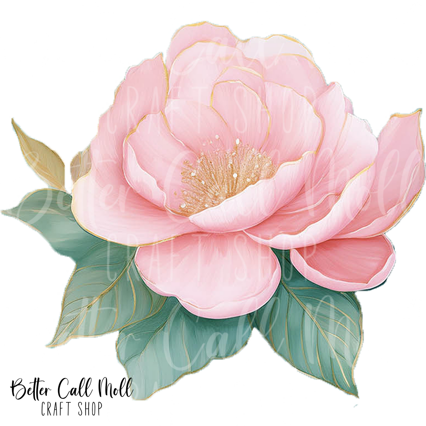 D019 - Guilded Rose UV DTF Decal