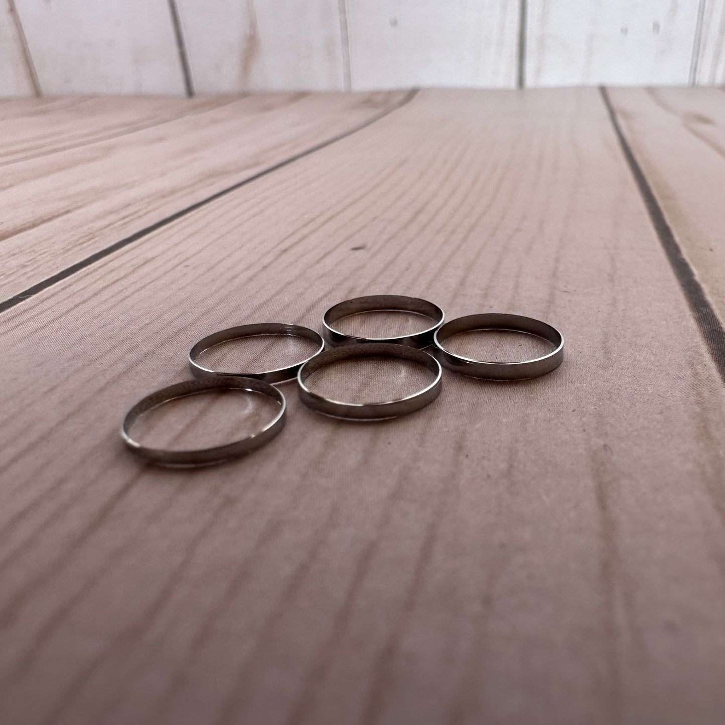 Replacement Silver Rings For Snow Globe Pens