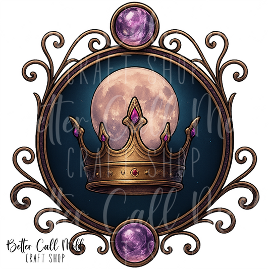 D191 - Hallowed Crowns UV DTF Decal