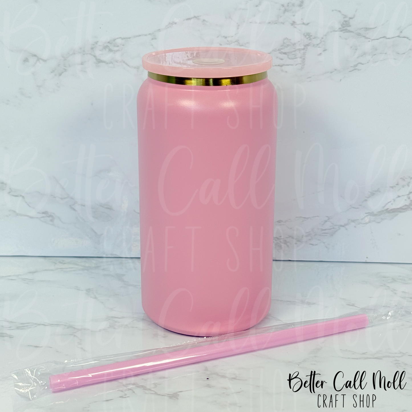 16oz Gold Plated Powder Coated STAINLESS STEEL Tumbler