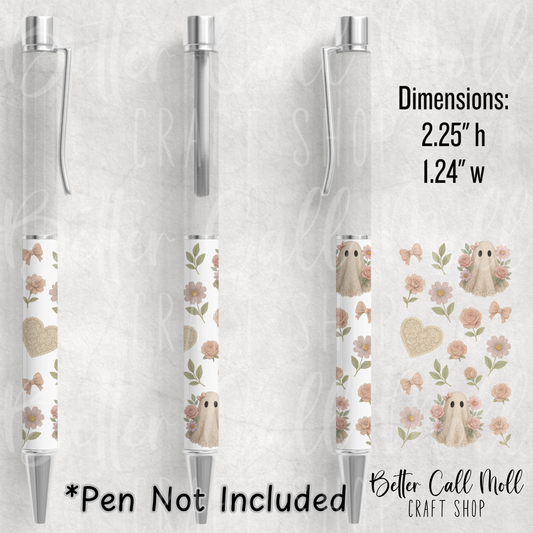 Lace Ghost 2 UV DTF Pen Wrap