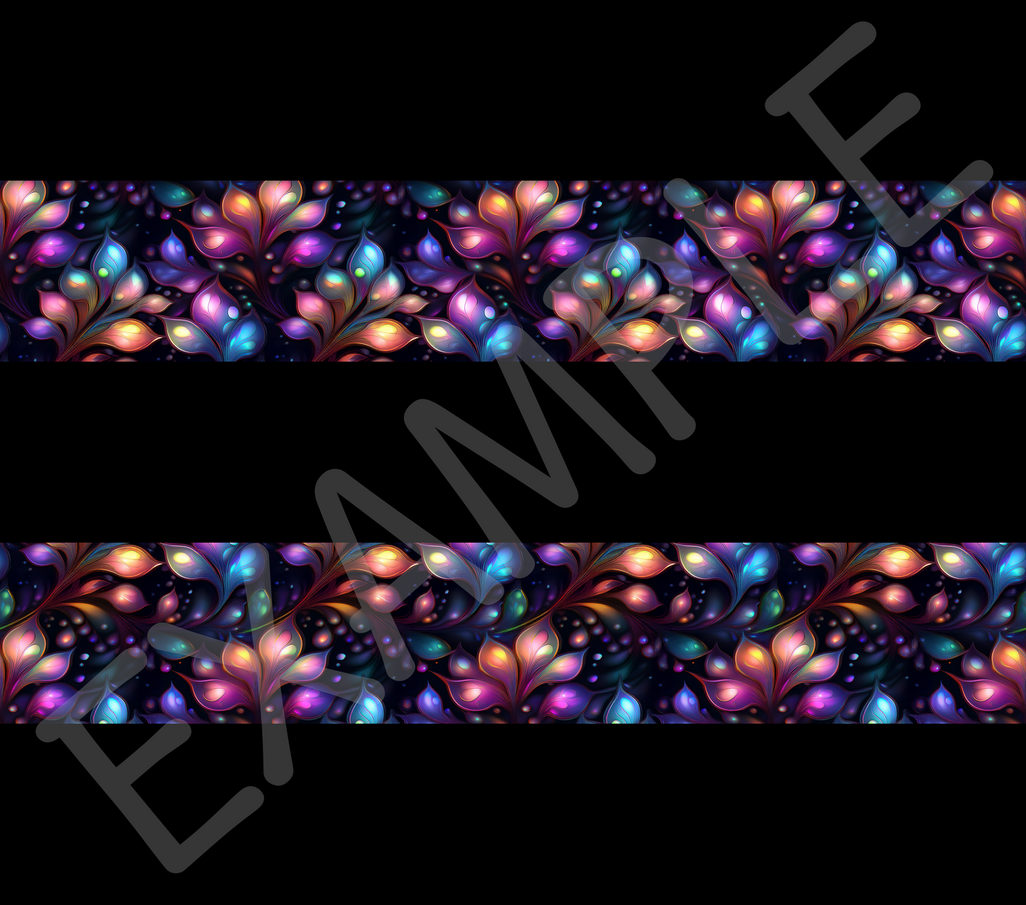 Horizontal Stripes Digital Tumbler Template