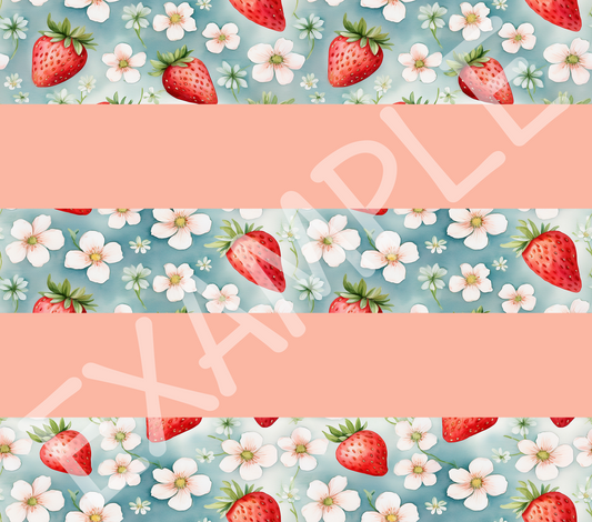 Horizontal Stripes Digital Tumbler Template