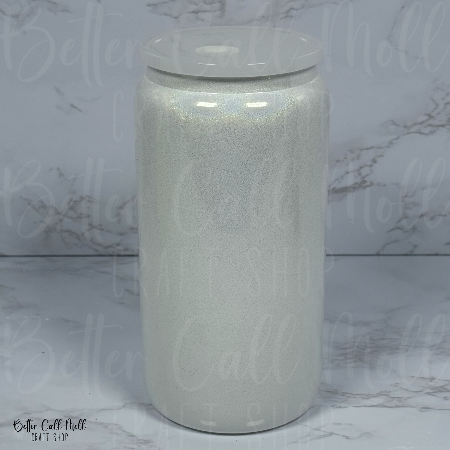 16oz Holographic Shimmer GLASS Sublimation Tumbler