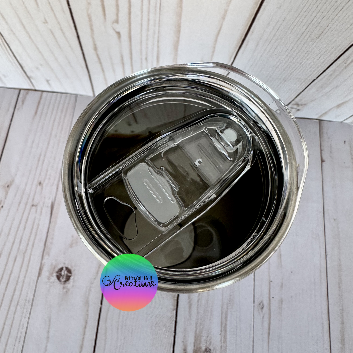 20oz Metallic Silver Skinny Sublimation Tumbler