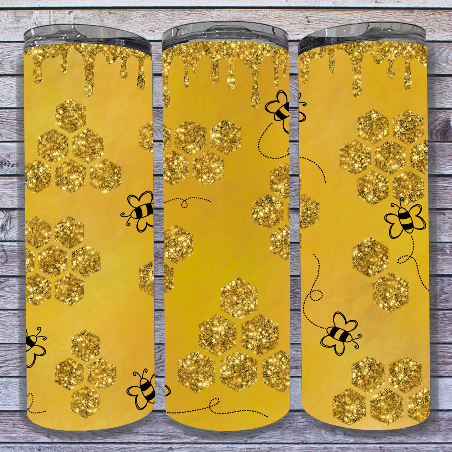 Honeycomb Digital Tumbler Wrap - Seamless