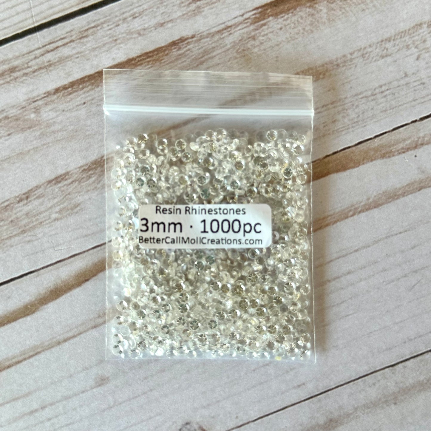 Clear Transparent Resin Rhinestones