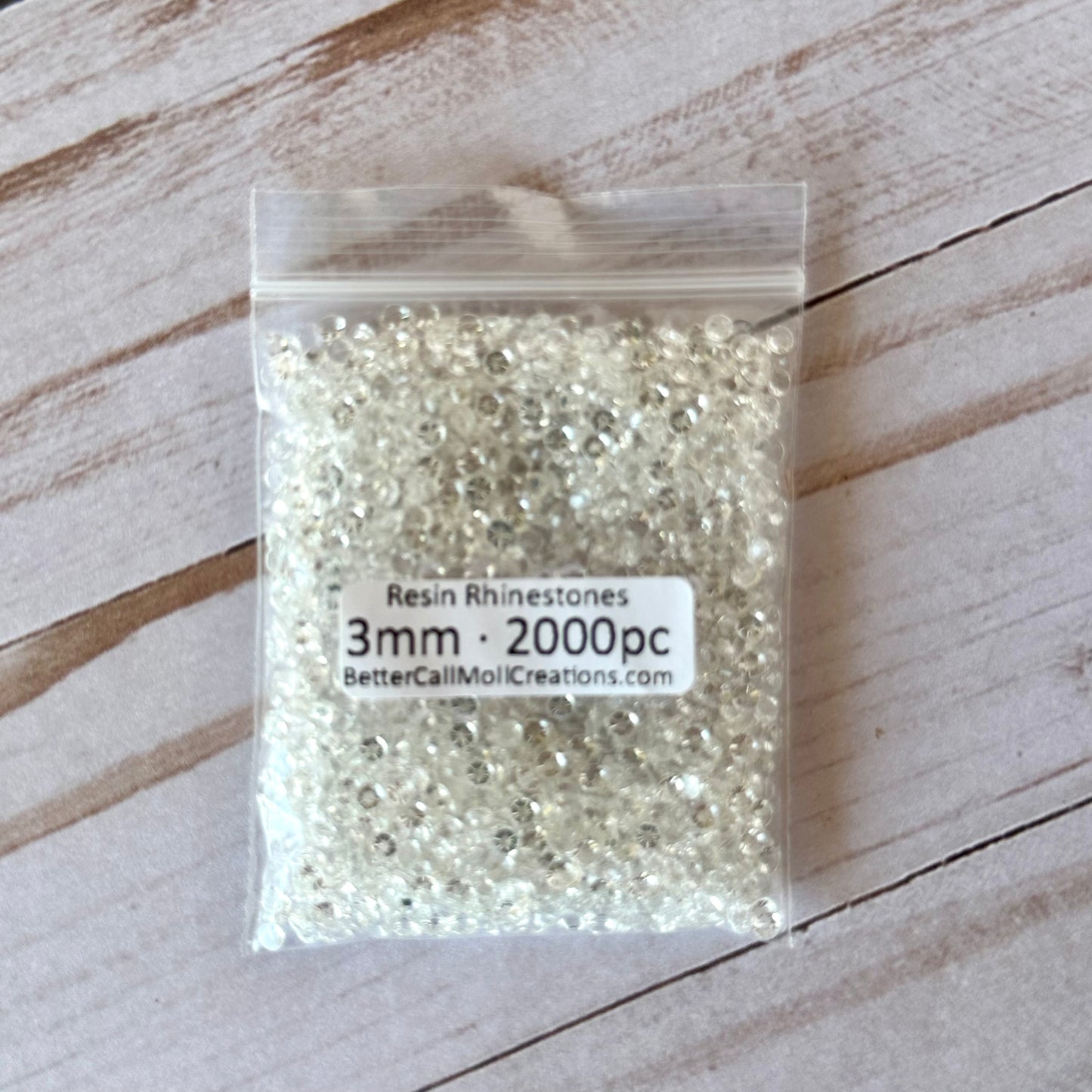 Clear Transparent Resin Rhinestones