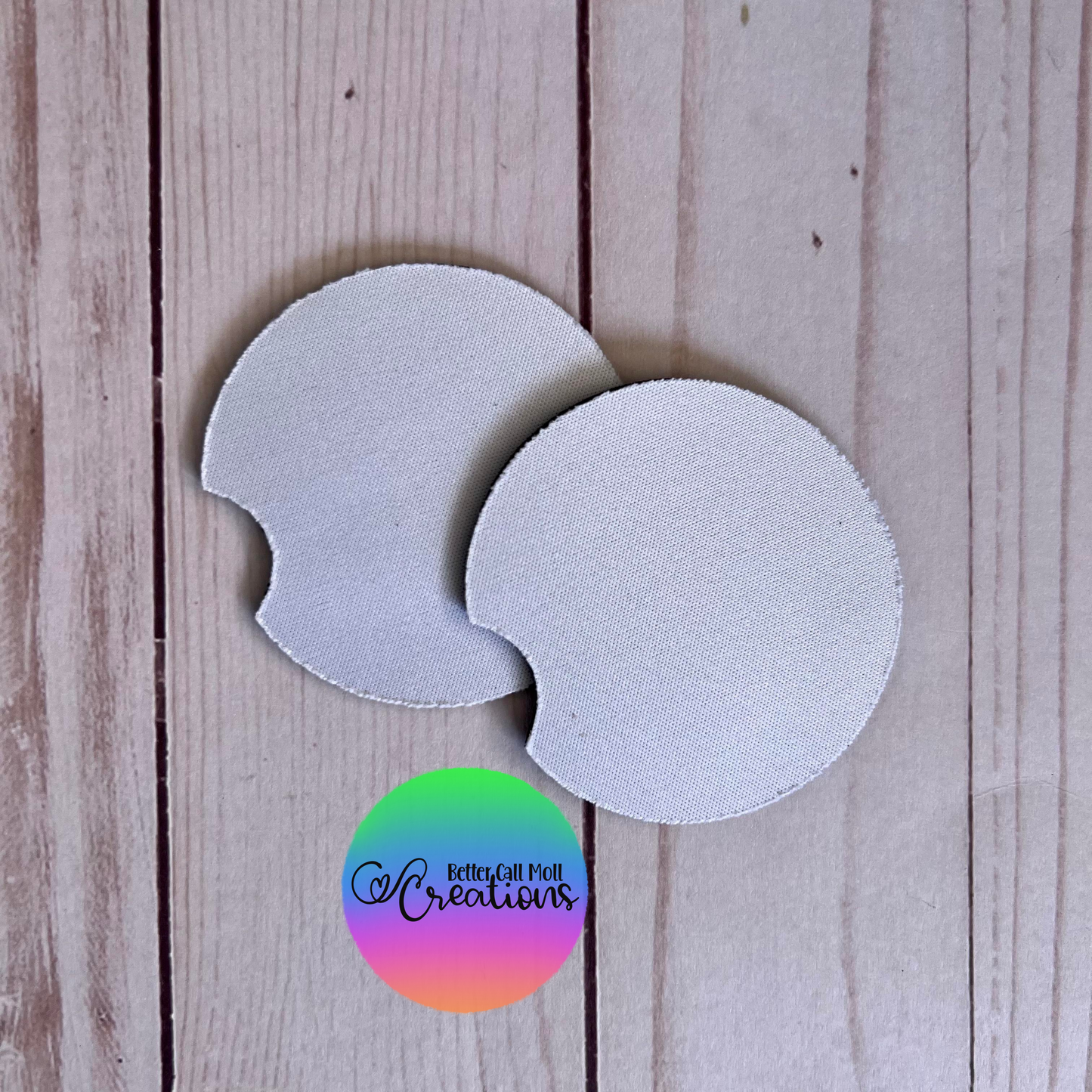 Neoprene Car Coaster Sublimation Blank