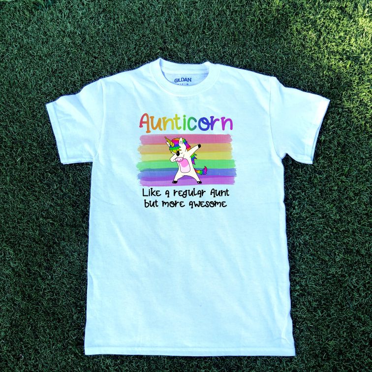 Aunticorn Rainbow PNG