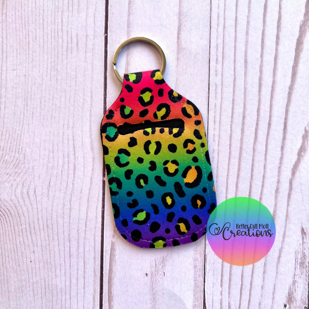 Hand Sanitizer Holder Keychain Sublimation Blank