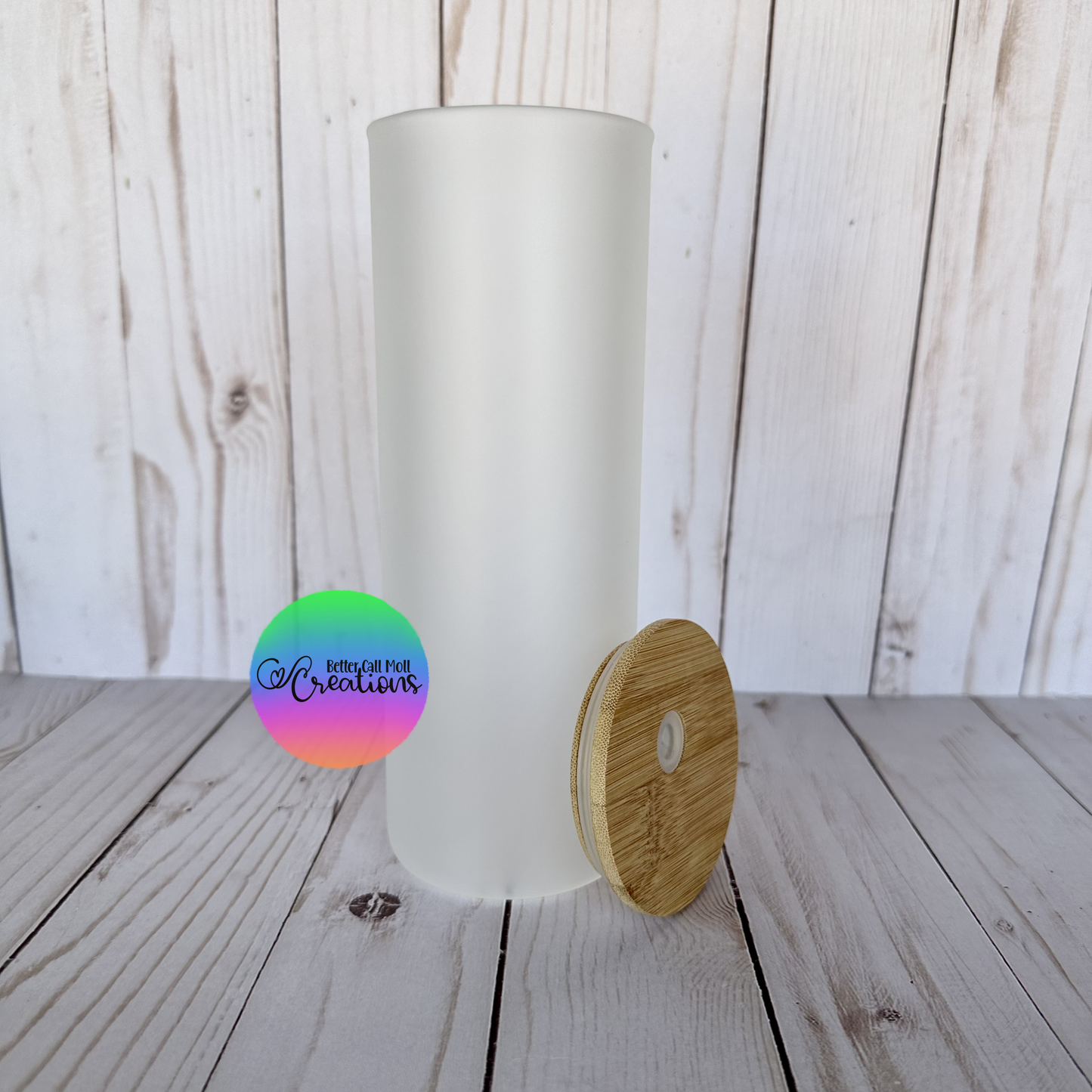 25oz Frosted Glass Sublimation Tumbler