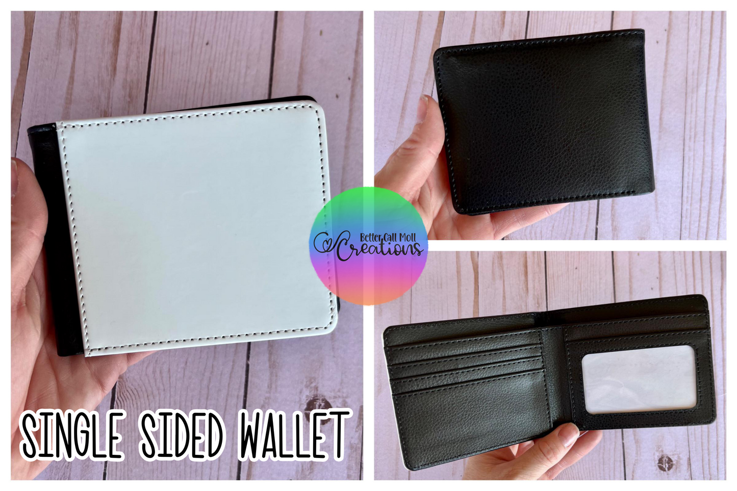 Men's Wallet Faux Leather Sublimation Blank