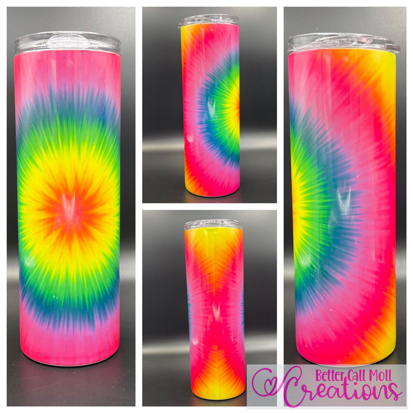 Tie-Dye Burst  Digital Tumbler Wrap