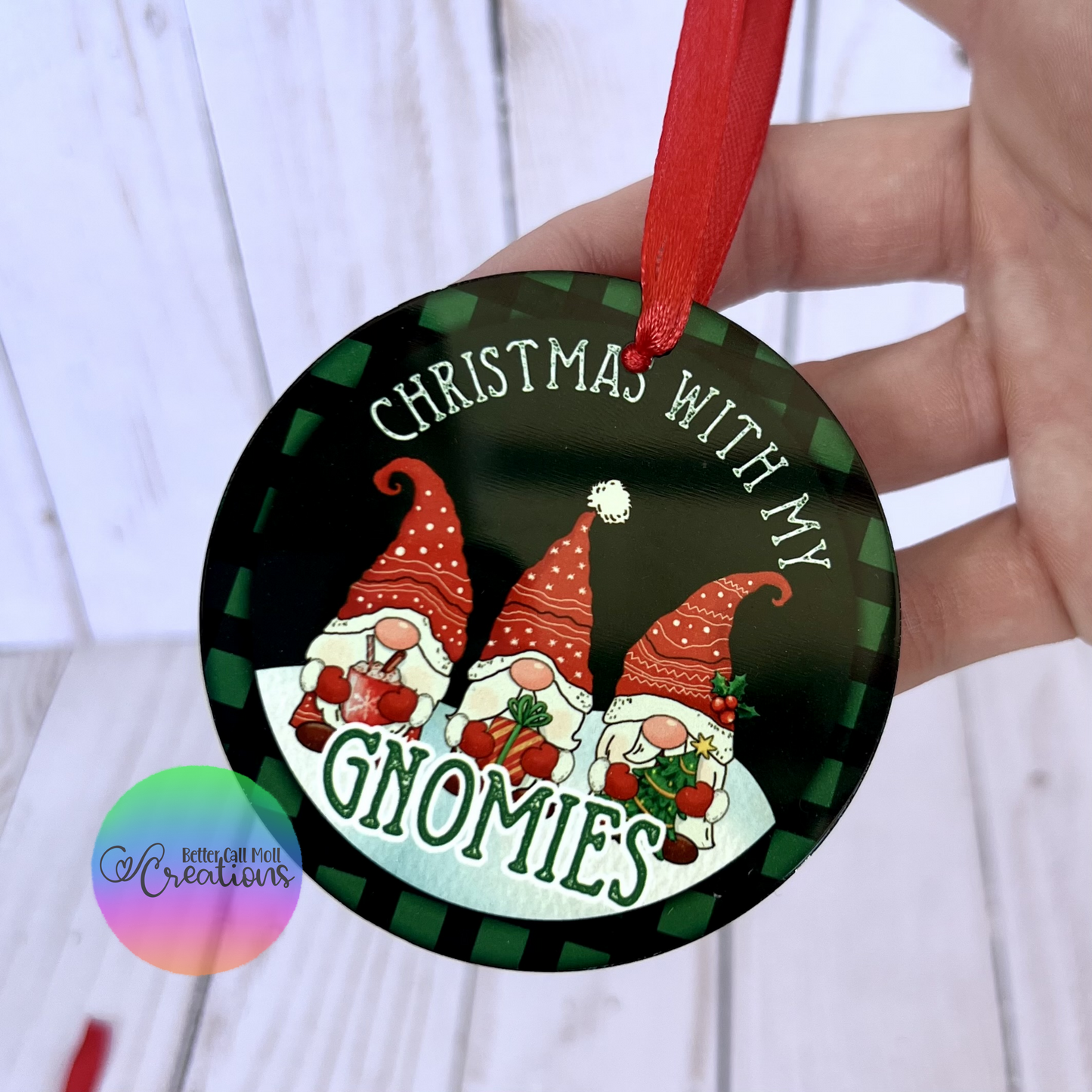 Round Ornament Metal Sublimation Blank