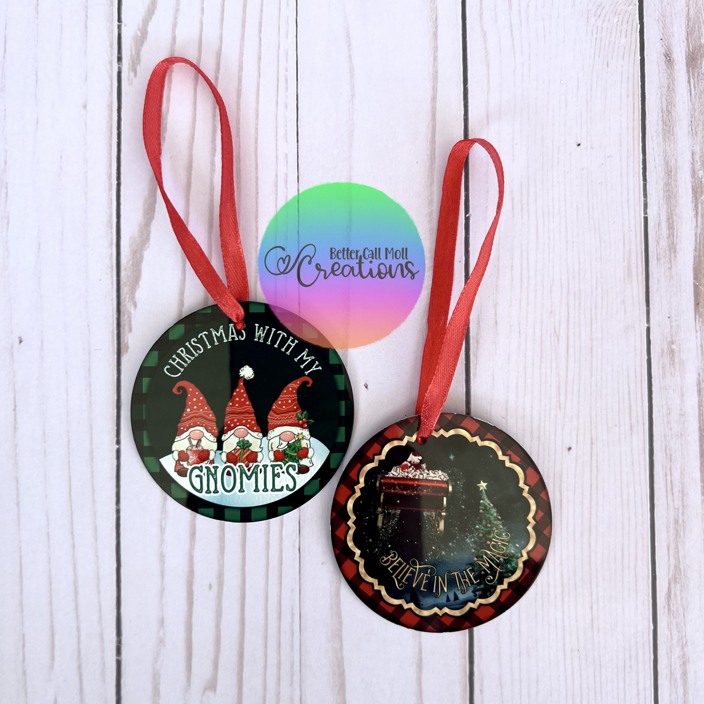 Round Ornament Metal Sublimation Blank